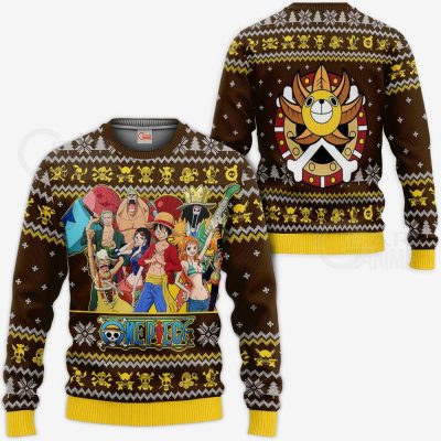 Straw Hat Pirates Ugly Christmas Sweater One Piece Anime Xmas Gift VA10 Sweater / S Official One Piece Merch