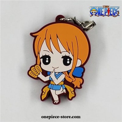2021 Cute One Piece Rubber Keychain Nami