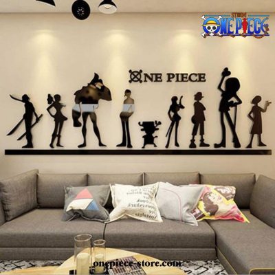 2021 One Piece 3D Diy Acrylic Crystal Wall Sticker Home Decor