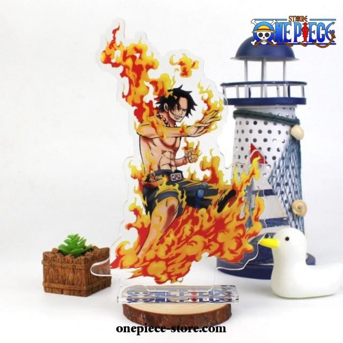 2021 One Piece Double Side Acrylic Stand Figure Model Ace Fire