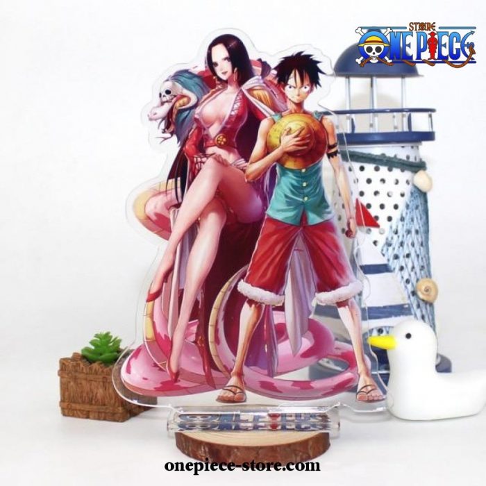 2021 One Piece Double Side Acrylic Stand Figure Model Luffy + Hanbook