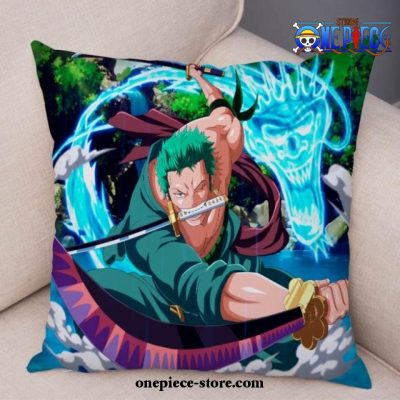 2021 One Piece Roronoa Zoro Pillowcase Cushion Cover For Sofa