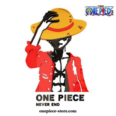 2021 One Piece Wall Sticker - Monkey D. Luffy 3D Diy Acrylic Crystal