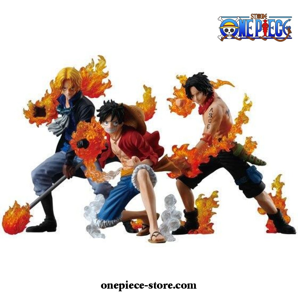 One Piece Figure - 3PCS One Piece Monkey D Luffy Ace Sabo Set PVC Action  Figure