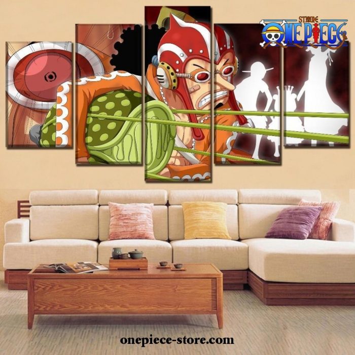 5 Pieces Funny Usopp One Piece Canvas Wall Art One Piece Store