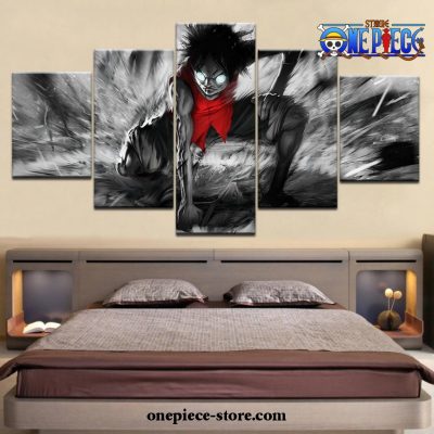 5 Pieces Scary Luffy One Piece Canvas Wall Art - One Piece Store