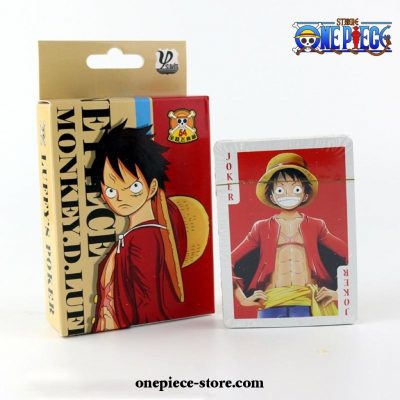 54Pcs/set One Piece Playing Cards Color Box