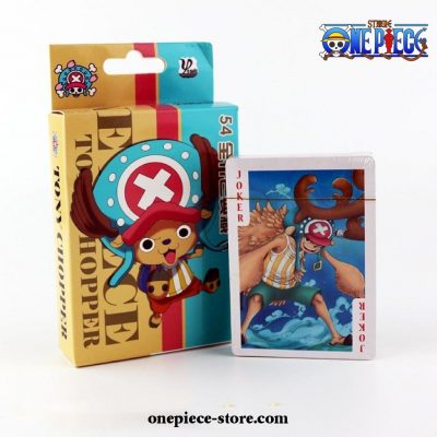 54Pcs/set One Piece Playing Cards Color Box