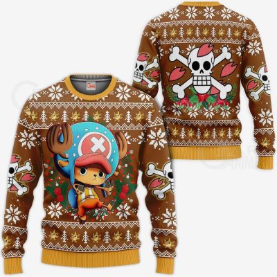 Tony Tony Chopper Ugly Christmas Sweater One Piece Anime Xmas Gift VA10 Sweater / S Official One Piece Merch