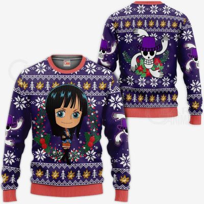 Nico Robin Ugly Christmas Sweater One Piece Anime Xmas Gift VA10 Sweater / S Official One Piece Merch
