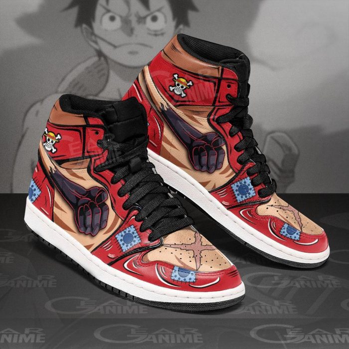 Luffy Haki Sneakers Custom Wano Arc One Piece Shoes Men / US6.5 Official One Piece Merch