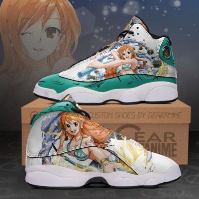 Nami Sneakers One Piece Anime Shoes Men / US6 Official One Piece Merch