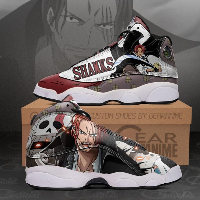 Shanks Sneakers One Piece Custom Anime Shoes Men / US6 Official One Piece Merch