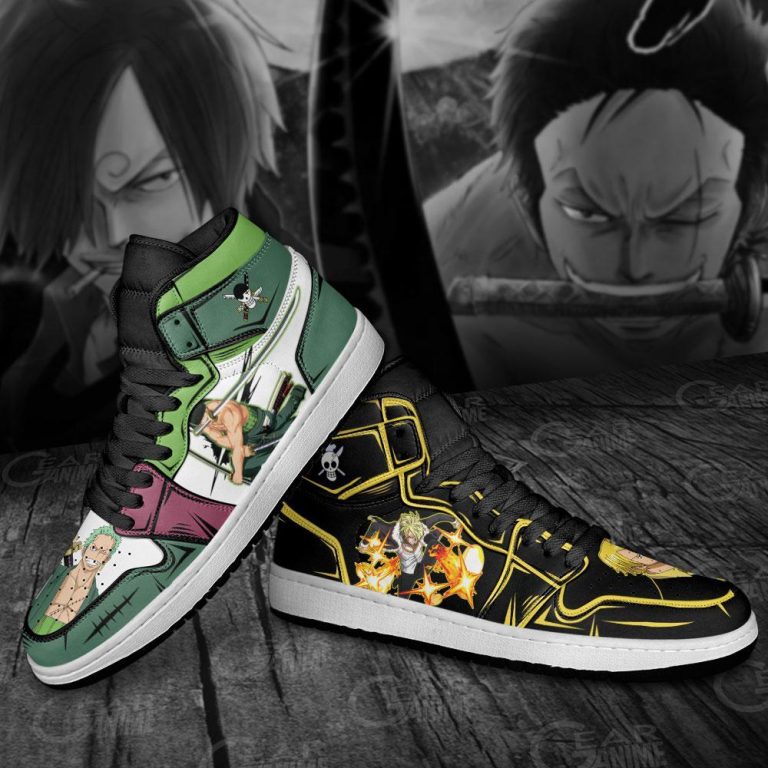 One Piece Zoro And Sanji JD Sneakers - One Piece Store