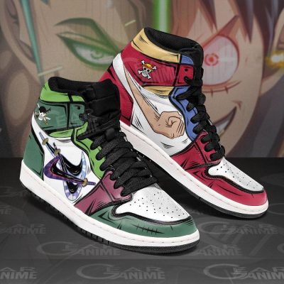 One Piece Luffy Anime Manga Sneaker Freizeitschuhe Sportschuhe Schnürer unisex 