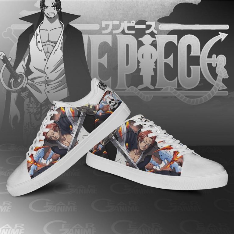 One Piece Red Hair Shanks Skate Shoes - One Piece Store