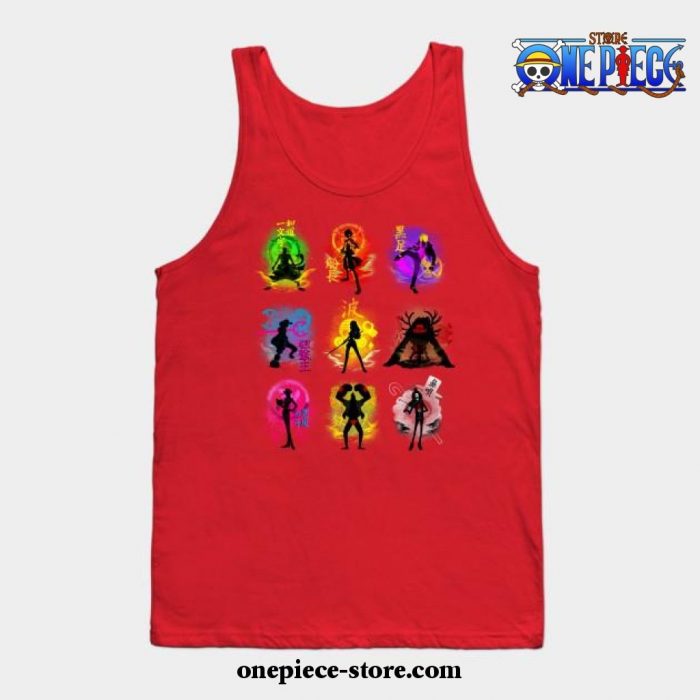 Anime Pirates Tank Top Ver 1 Red / S