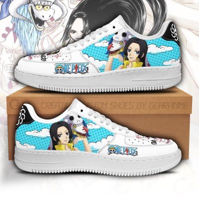 Boa Hancok Sneakers Custom One Piece Anime Shoes Fan PT04 Men / US6.5 Official One Piece Merch