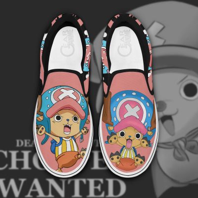 Chopper Slip On Shoes One Piece Custom Anime Shoes Men / US6 Official One Piece Merch