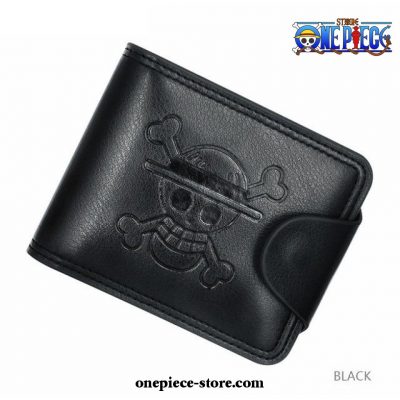 Classic One Piece Mens Short Wallet Black