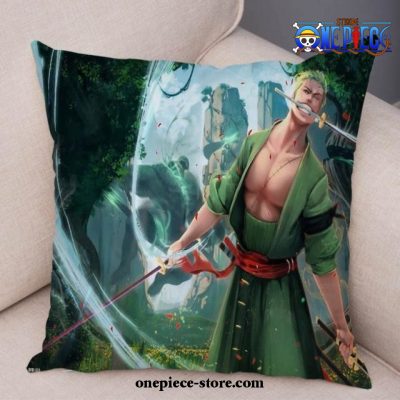 Cool One Piece Roronoa Zoro Pillowcase Cushion Cover For Sofa