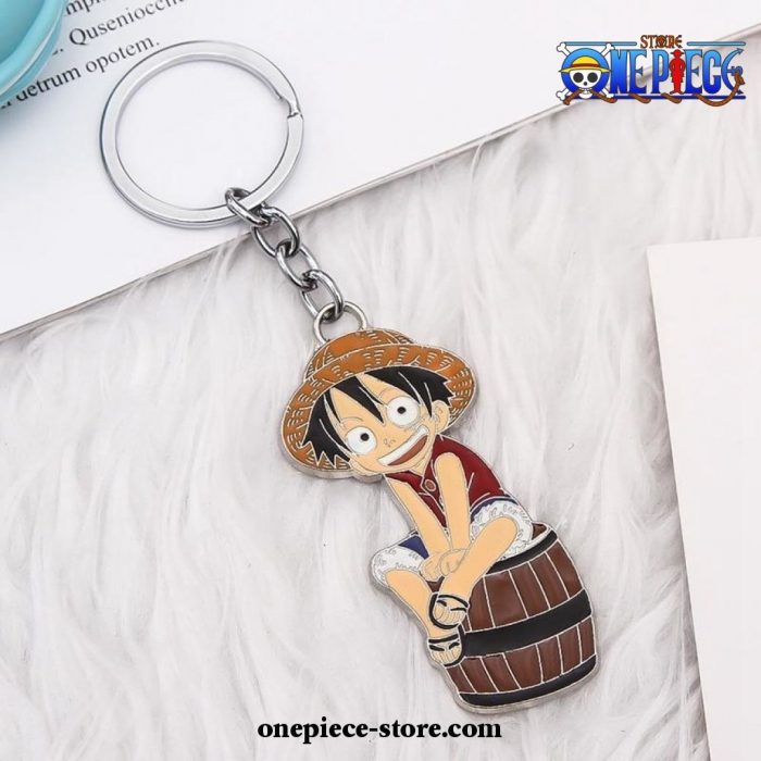 Cute One Piece Luffy Straw Hat Pendants Keychain