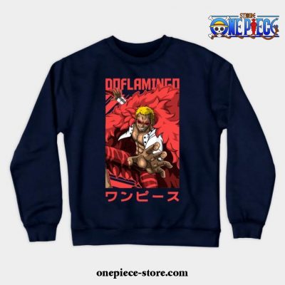 Donquixote Doflamingo - One Piece Otaku Design Crewneck Sweatshirt Navy Blue / S