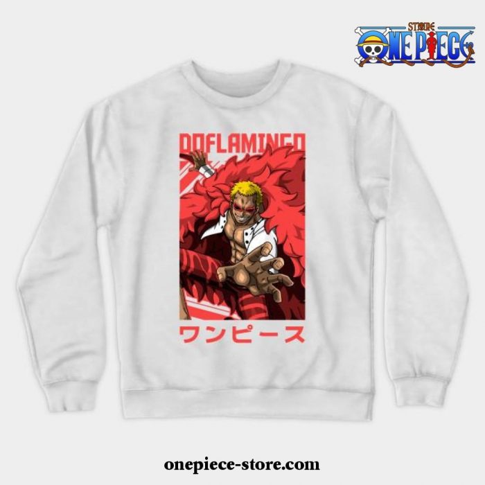 Donquixote Doflamingo - One Piece Otaku Design Crewneck Sweatshirt White / S
