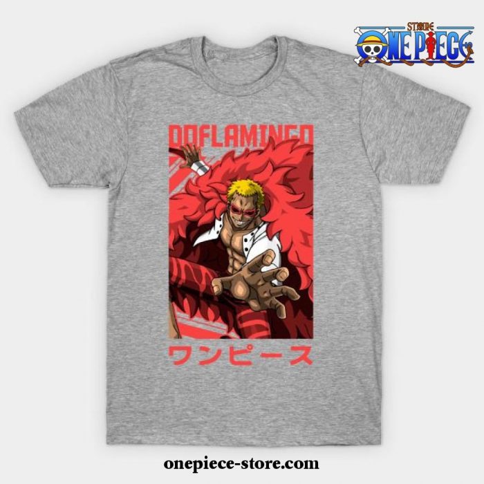 Donquixote Doflamingo - One Piece Otaku Design T-Shirt Gray / S