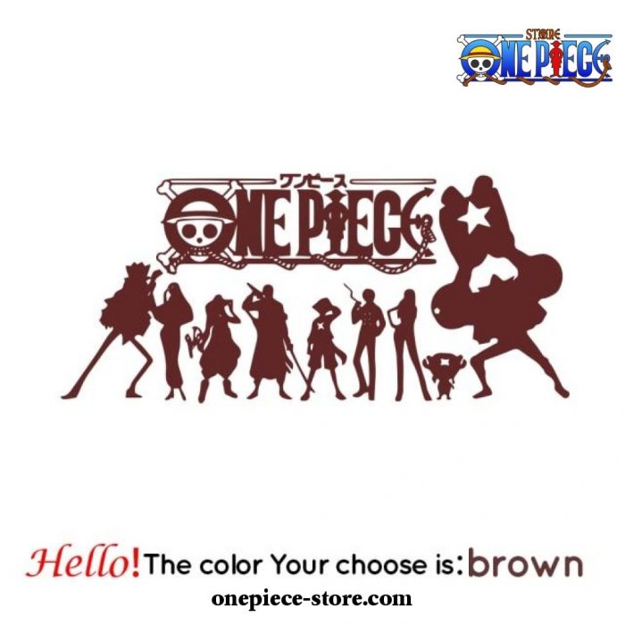 Fashion One Piece Sticker On The Car For Vinyl Decal Brown / S 28Cm X 12Cm
