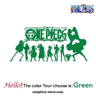 Fashion One Piece Sticker On The Car For Vinyl Decal Green / S 28Cm X 12Cm