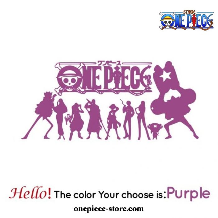 Fashion One Piece Sticker On The Car For Vinyl Decal Purple / L 57Cm X 25Cm