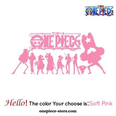 Fashion One Piece Sticker On The Car For Vinyl Decal Soft Pink / L 57Cm X 25Cm