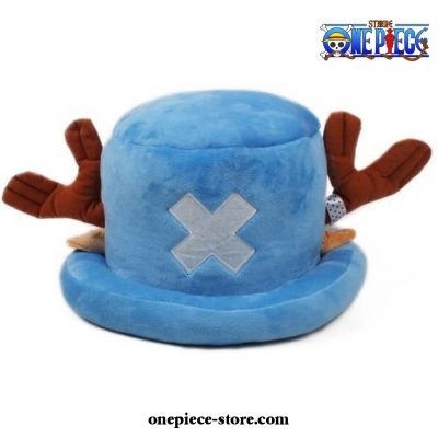 Funny One Piece Tony Chopper Hat Cosplay Plush 1St Blue