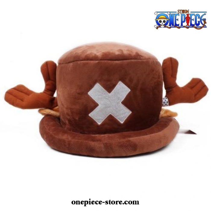 Funny One Piece Tony Chopper Hat Cosplay Plush 1St Coffee