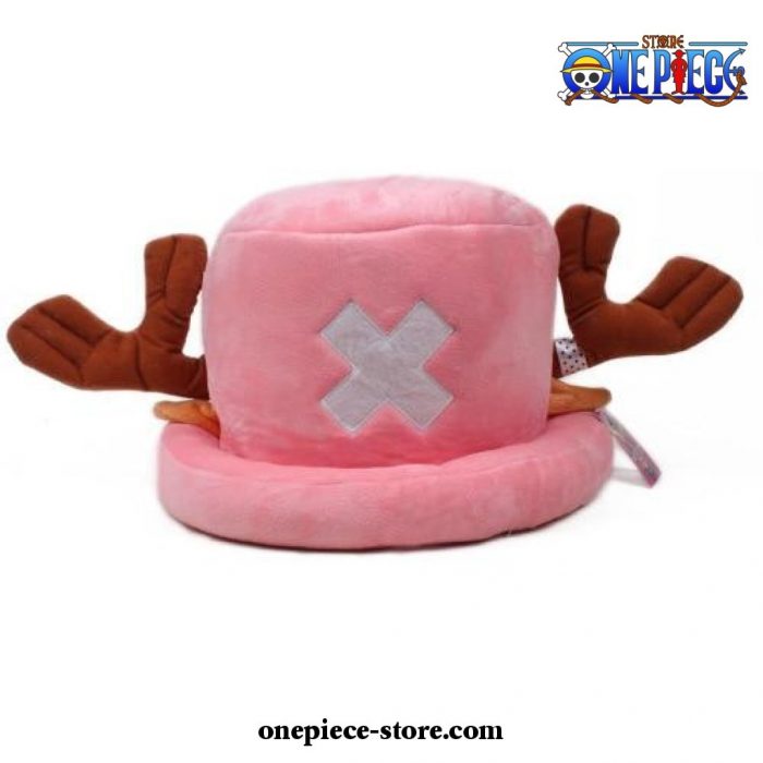 Funny One Piece Tony Chopper Hat Cosplay Plush 1St Pink