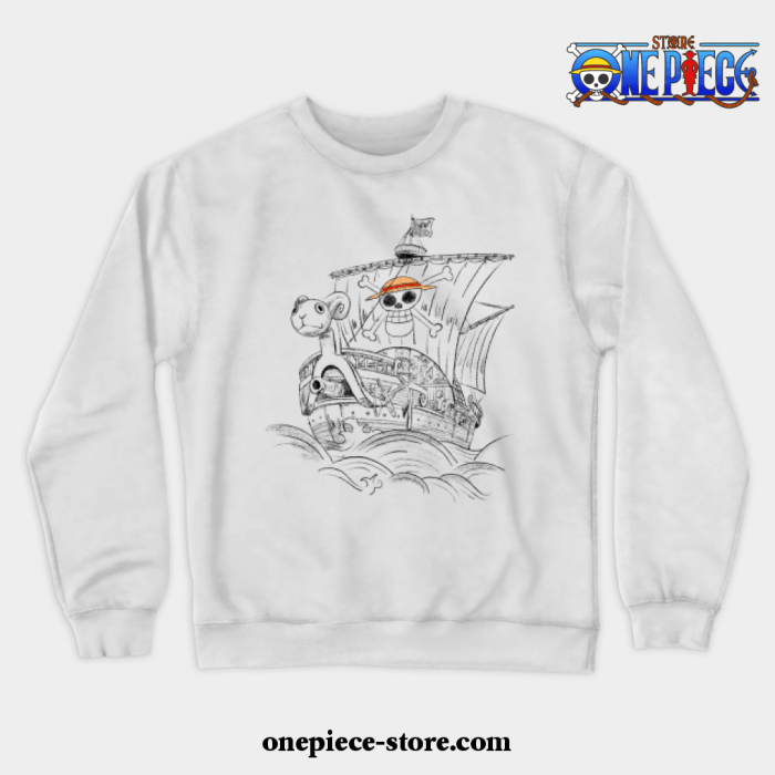 Going Merry Go Crewneck Sweatshirt White / S