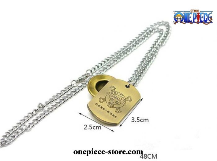 Hot One Piece Luffy + Trafalgar Law Army Card Pendant Necklace