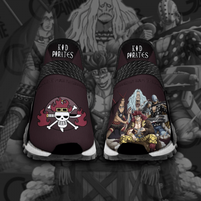 Kid Pirates Shoes One Piece Custom Anime Shoes TT12 Men / US6 Official One Piece Merch
