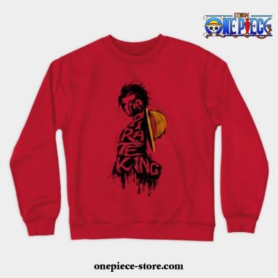 King Of Pirate Crewneck Sweatshirt Red / S
