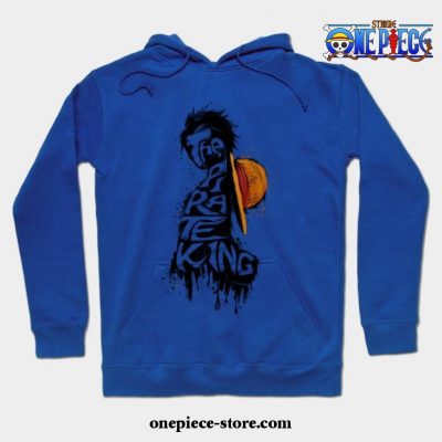 King Of Pirate Hoodie Blue / S