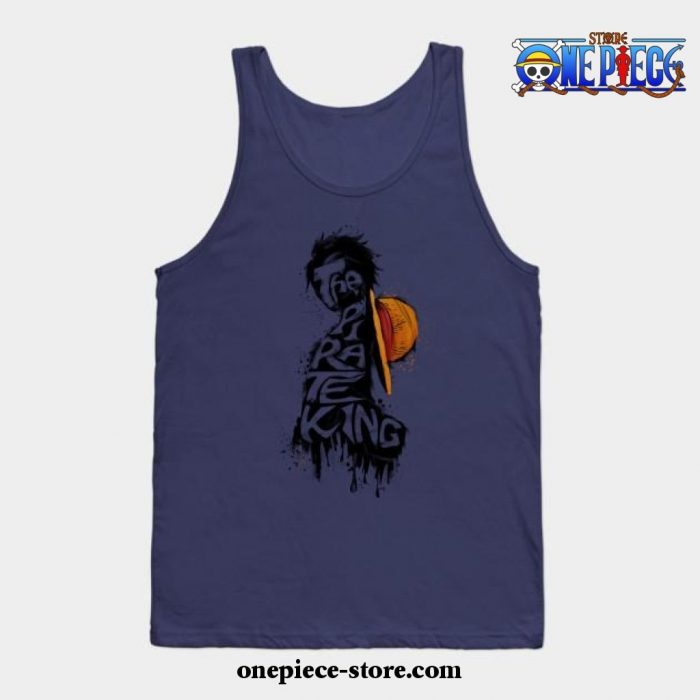 King Of Pirate Tank Top Navy Blue / S