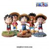 Little Cute Monkey D. Luffy Pvc Figure Model Statue