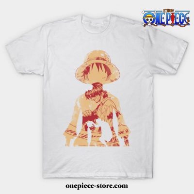 Luffy And Shanks T-Shirt White / S