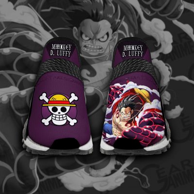 Luffy Gear Fourth Shoes One Piece Custom Anime Shoes TT11 Men / US6 Official One Piece Merch