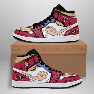Luffy Sneakers One Piece Anime Shoes For Fan MN06 Men / US6.5 Official One Piece Merch