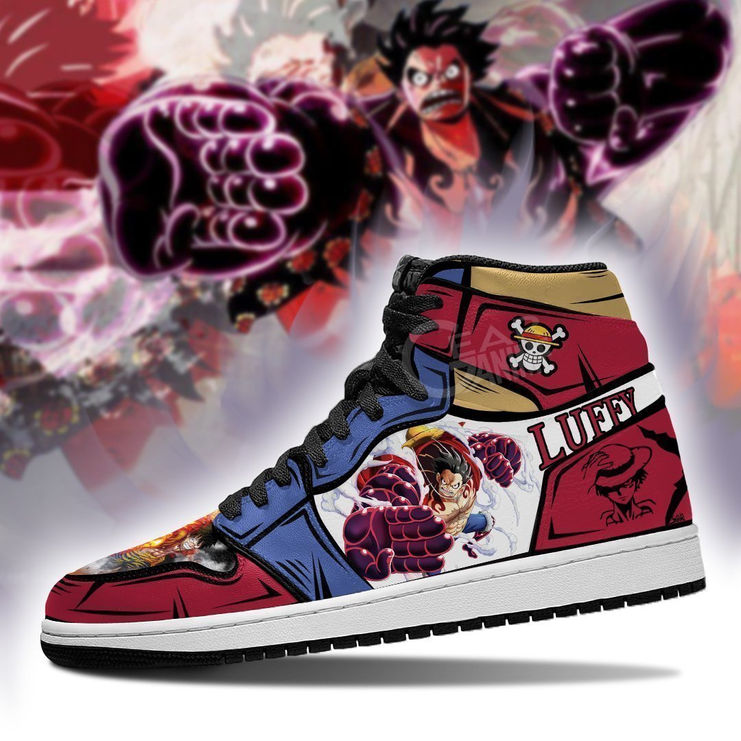 One Piece Luffy Straw Hat Priates JD Sneakers - One Piece Store