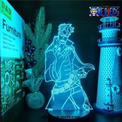 Marco One Piece Figure 3D Led Lamp Black Base / With Remote