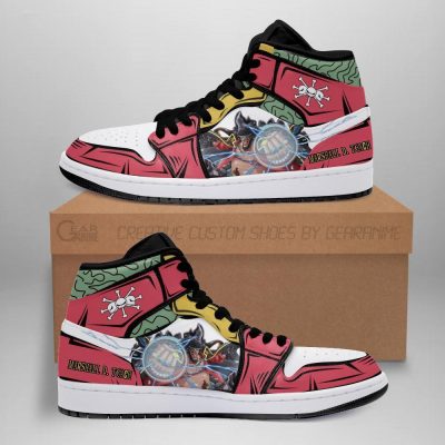 Marshall D. Teach Blackbeard Sneakers Skill One Piece Anime Shoes Fan MN06 Men / US6.5 Official One Piece Merch