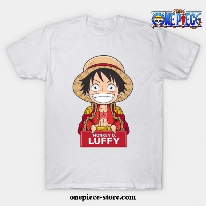 Monkey D Luffy Chibi T-Shirt White / S